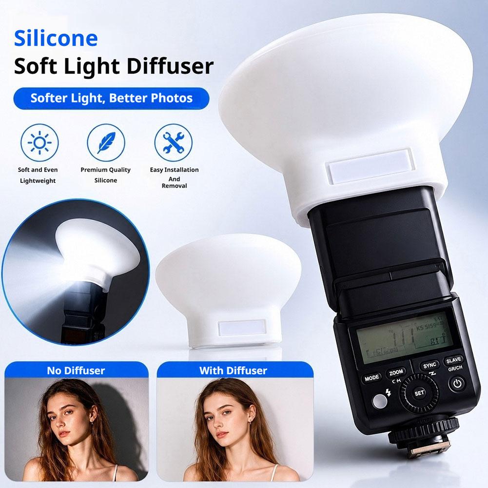 Photography Lighting Handheld - Godox IT32 TT350 V350 V480写真撮影用ポータブルソフトシリコンフラッシュディフューザーカバーソフトライトボックス、硬い影を解消