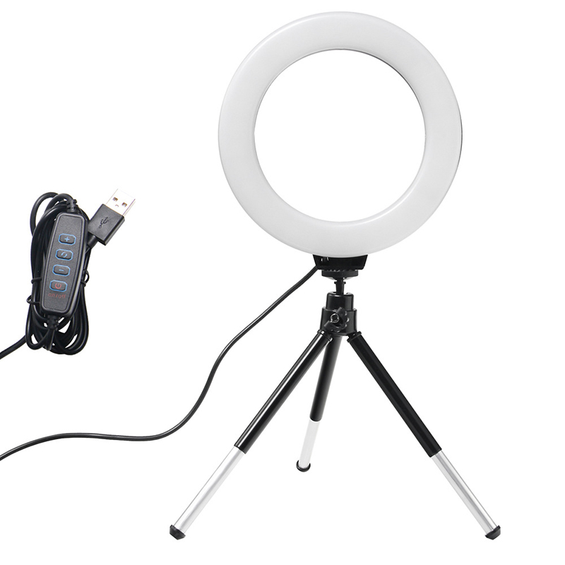 6 インチリングライト三脚付き Led 高輝度リングランプラ - Photography Lighting Description のレビューと価格