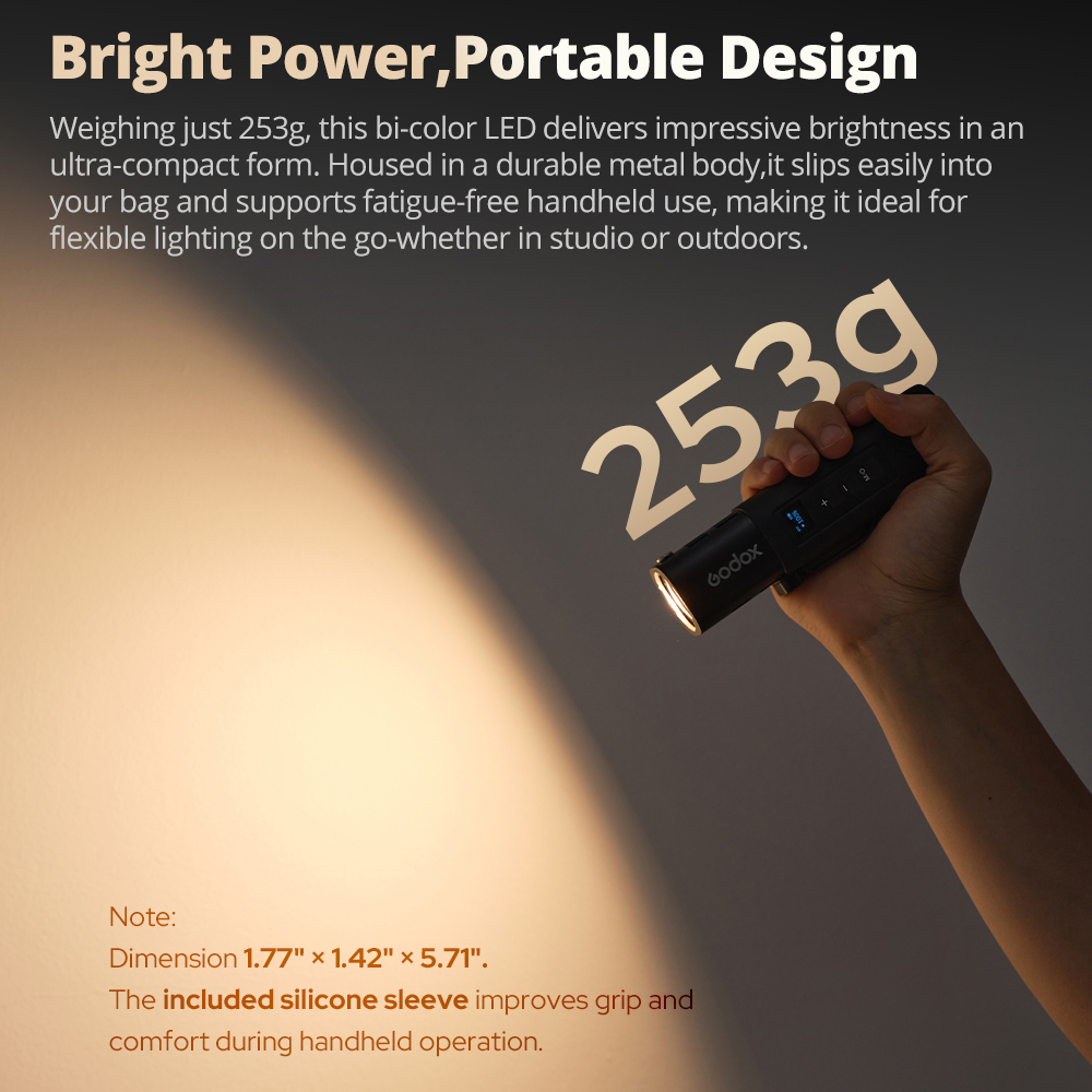 Godox バイカラー LED ビデオライト Godox F - Photography Lighting Handheld のレビューと価格