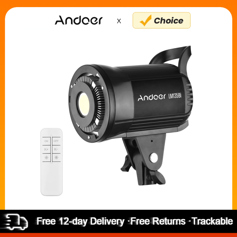 Andoer LM135Bi ポータブル LED 写真補助光 - Photography Lighting Handheld のレビューと価格