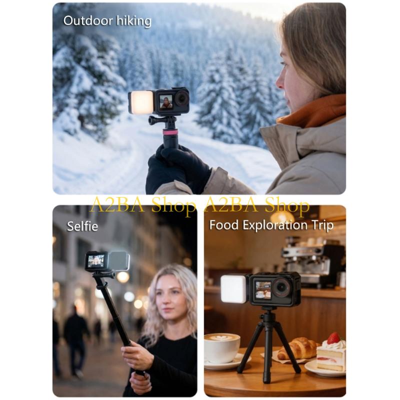 A2BA ポータブル LED ビデオライト タイプ C 充電 - Photography Lighting Description のレビューと価格