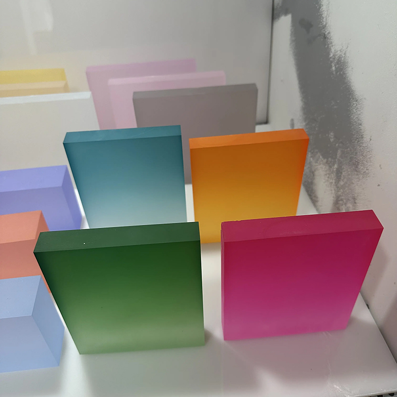 半透明のアクリル製クリスタルブロック、グラデーションカラー、 - Photography Lighting Guides のレビューと価格