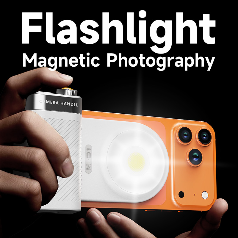携帯電話用磁石式写真撮影用フラッシュライトハンドル。内蔵のポ - Photography Lighting Brands のレビューと価格