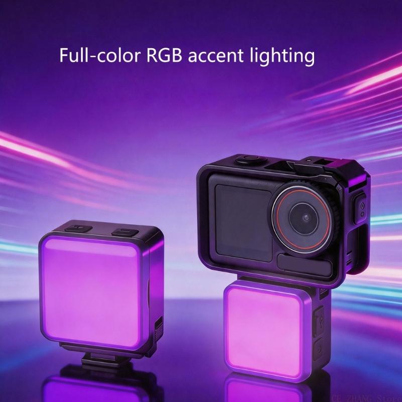 E56B アクションカメラビデオライト写真撮影ライト 300 - Photography Lighting Description のレビューと価格