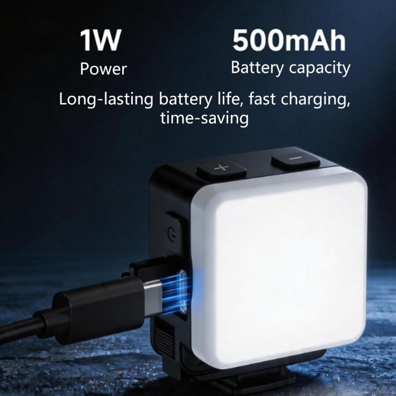 E56B アクションカメラビデオライト写真撮影ライト 300 - Photography Lighting Description のレビューと価格