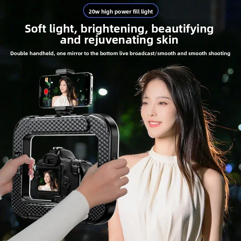 ポータブルハンドヘルドリングLEDライト 新型ウサギケージ照 - Photography Lighting Description のレビューと価格