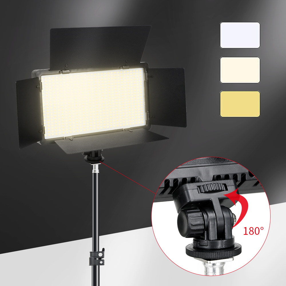 Ledスタジオライト,40w,3300k-5600k,ヨーロ - Photography Lighting Description のレビューと価格